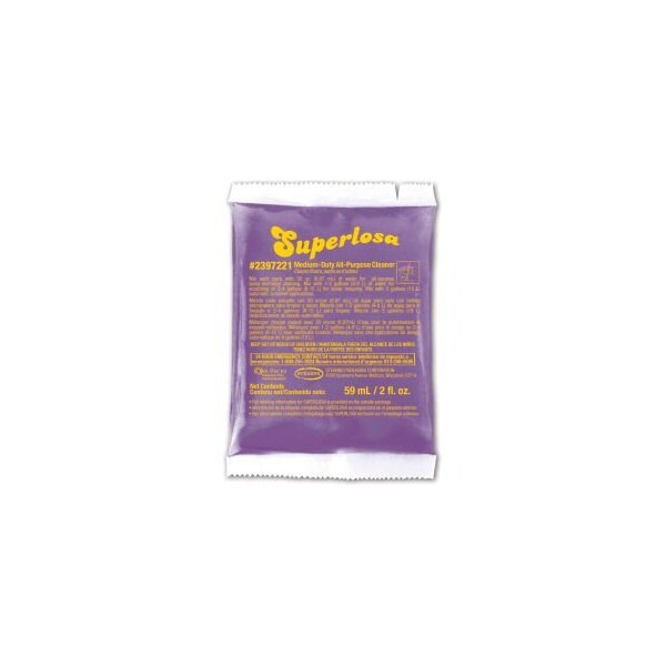 Limpiador neutro de lavanda Stearns Superlosa - Paquetes de 2 oz, 72 paquetes/case - 2397221