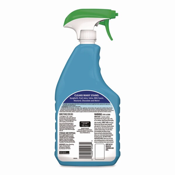 Fantastik Max Limpiador Multiusos con Blanqueador, Fragancia Fresca, Botella de 32 oz - 308685