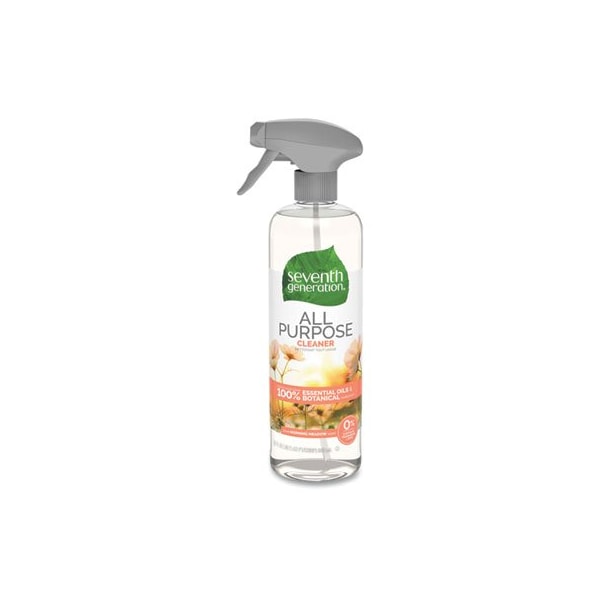 Limpiador multiusos natural Séptima Generación, aroma a prado matutino, 23 oz, botella con gatillo, paquete de 8 - 44714CT
