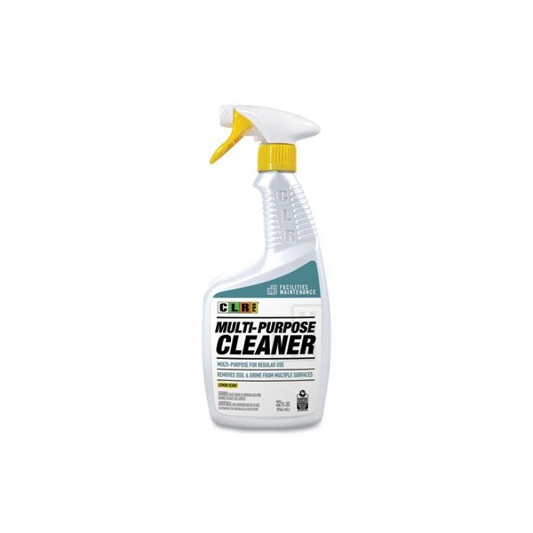 Limpiador multiusos Jelmar con aroma a limón, botella de 32 oz, paquete de 6 - FMMPC326PRO