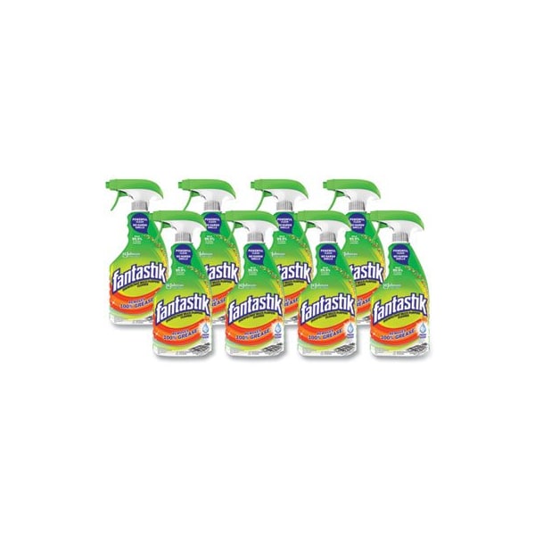 Sc Johnson Fantastik, DESINFECTANTE MULTIUSOS AROMA FRESCO, BOTELLA DE 32 OZ, PAQUETE DE 8 - 306387