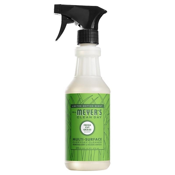 Scrubbing Bubbles Mrs. Meyer's Limpia Todo Día Fresco Corte de Hierba Spray Líquido Limpiador Multiusos 16 oz - 316935