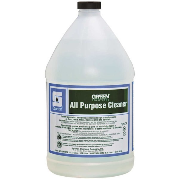 Limpiador multiusos Spartan Chemical Green Solutions de 1 galón - 350104