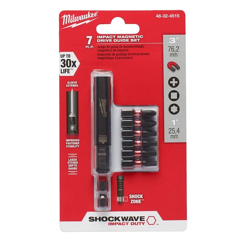 Milwaukee M12 12V Juego de Destornillador Inalámbrico de Iones de Litio de 1/4 de Pulgada con Dos Baterías de 1.5Ah, Cargador, Bolsa de Herramientas y Set de Puntas - 2401-22-48-32-4515