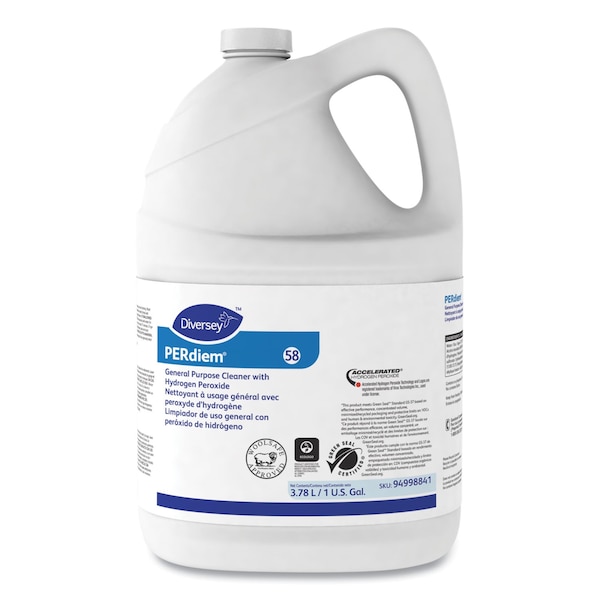 Diversey Limpiadores y Detergentes, Botella, Libre de Fragancia, 4 PK - 94998841