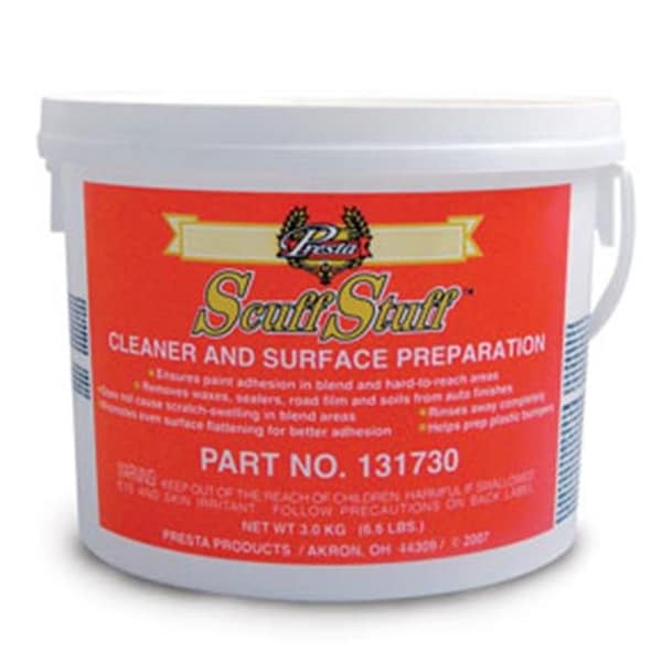 Presta 131730 - Limpiador y Preparador de Superficie Scuff Stuff; 6.6 lb. - PST-131730