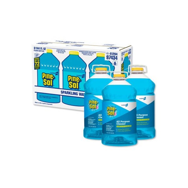 Limpiador multiusos Clorox Pine-Sol, Ola Espumosa, Botella de 144 oz, 3 unidades por caja - 97434