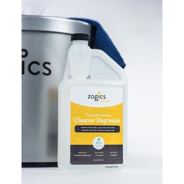 Limpiador desengrasante a base de peróxido Zogics, 946 ml, 6 unidades - CLNCLD32CN-6