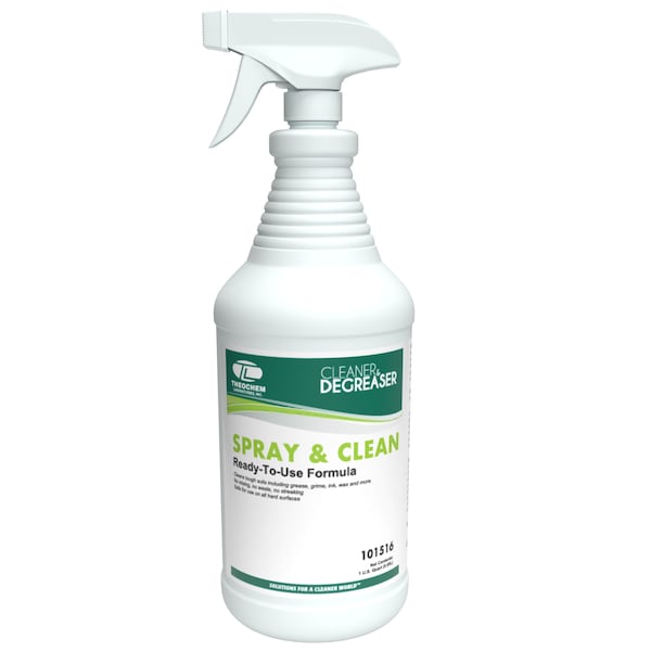 Theochem Limpiador multiusos con butilo, botella, aroma a hierbabuena, paquete de 12 - 101516-99990-1Q