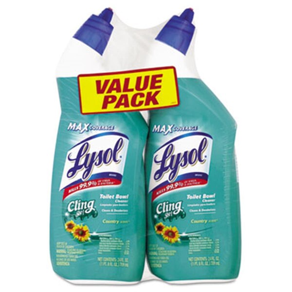 Limpiador de tazas de baño Lysol con aroma a campo - Botella de 24 oz - 82890