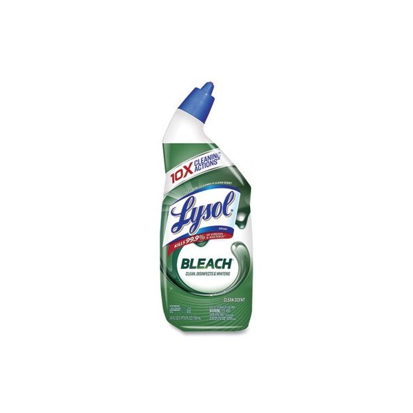 Limpiador de taza de baño desinfectante LYSOL con blanqueador, 24 oz, paquete de 9 - 98014