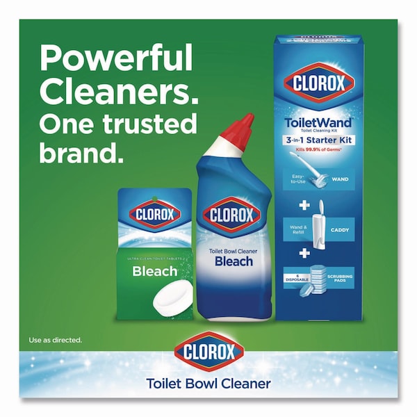 Limpiador automático de tazón de inodoro Clorox, tableta de 3.5 oz, paquete de 6 - CLO 30024