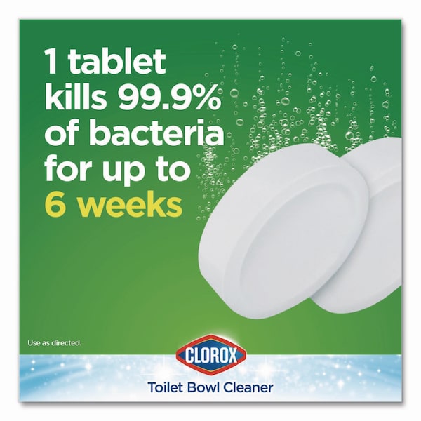 Limpiador automático de tazón de inodoro Clorox, tableta de 3.5 oz, paquete de 6 - CLO 30024