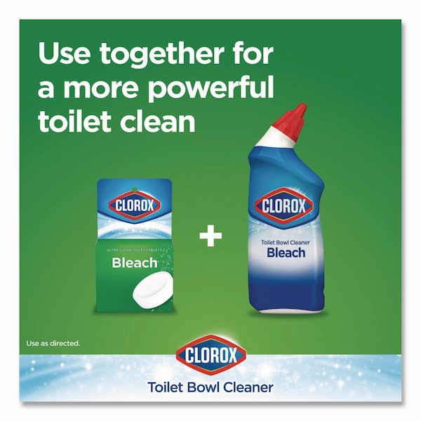 Limpiador automático de tazón de inodoro Clorox, tableta de 3.5 oz, paquete de 6 - CLO 30024