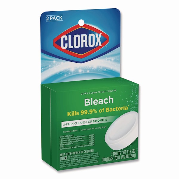Limpiador automático de tazón de inodoro Clorox, tableta de 3.5 oz, paquete de 6 - CLO 30024