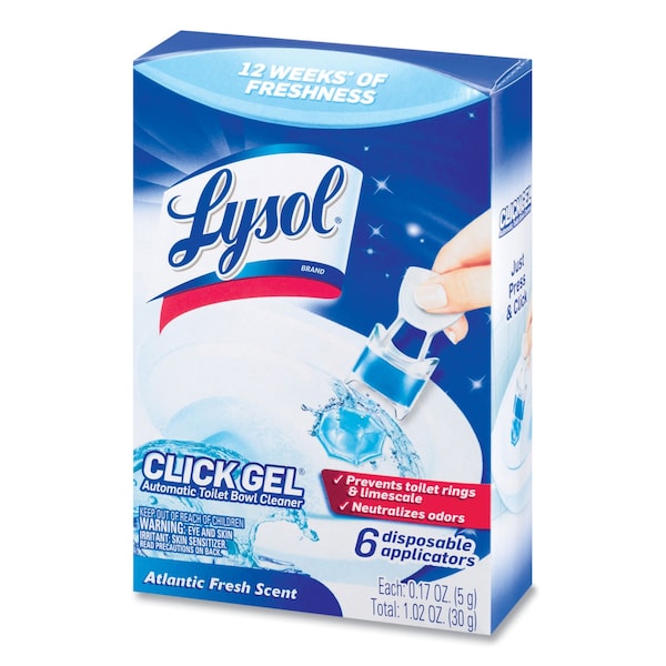 Limpiador automático de tazón de baño Lysol Click Gel, Ocean Fresh, PK24 - 19200-89059