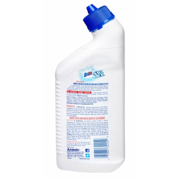 Limpiador líquido para el inodoro Brillo Sno Bol Clean Scent de 24 oz