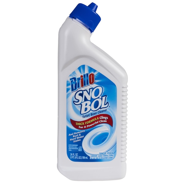 Limpiador líquido para el inodoro Brillo Sno Bol Clean Scent de 24 oz