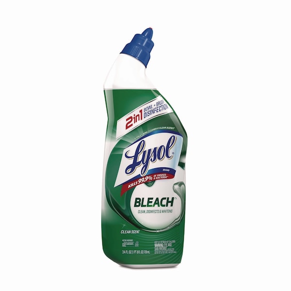 Limpiador de tazas de baño Lysol desinfectante con cloro, 24 oz, paquete de 9 - 19200-98014