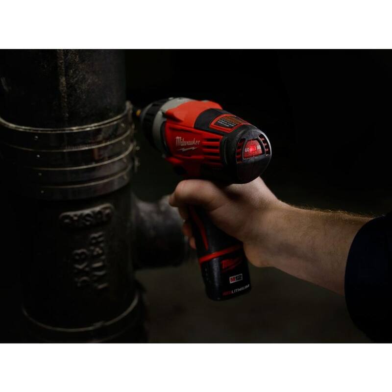 Milwaukee M12 12V Llave de Acoplamiento sin-Hub Inalámbrica de Iones de Litio de 1/4 de Pulgada (Herramienta Únicamente) - 2455-20