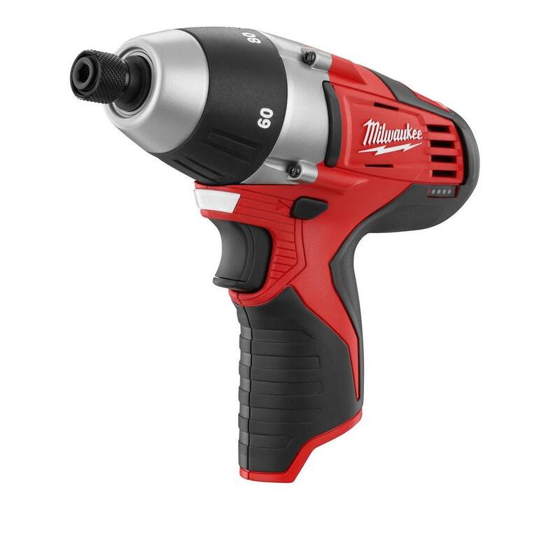 Milwaukee M12 12V Llave de Acoplamiento sin-Hub Inalámbrica de Iones de Litio de 1/4 de Pulgada (Herramienta Únicamente) - 2455-20