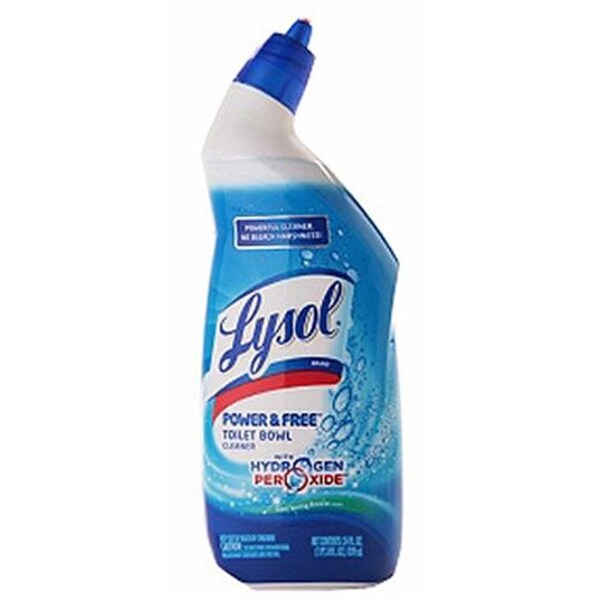 Lysol Reckitt 85020 24Z Power Free Limpiador de tazón de inodoro 24 Oz paquete de 12 - 85020 24Z