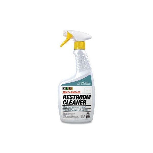 Jelmar CLR PRO, Limpiador Diario para Baño, Aroma Ligero a Lavanda, Botella de Pulverizador de 32oz - BATH32PROEA