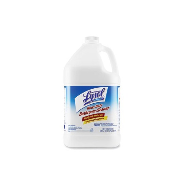 Lysol ProLysol, Limpiador de baños concentrado para trabajo pesado, desinfectante, botellas de 1 galón, paquete de 4 - 94201CT