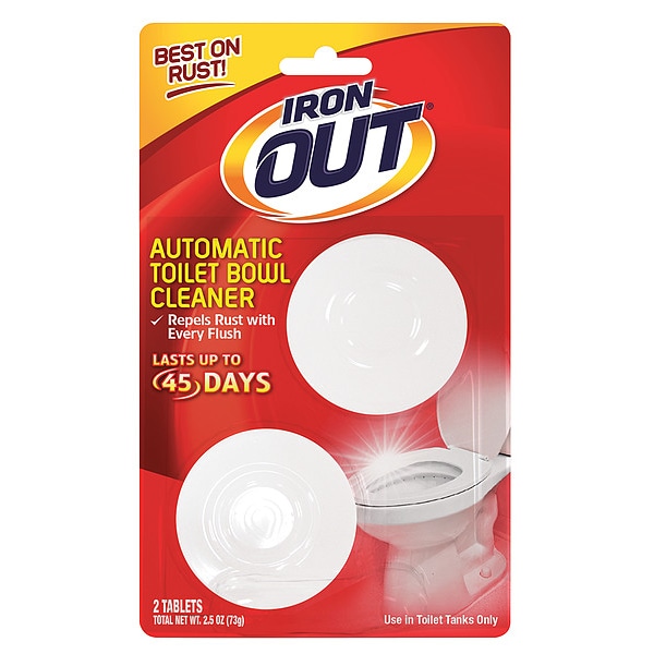 Limpiador de taza de baño Iron Out, 2.5 oz, caja, paquete de 12 - AT12T