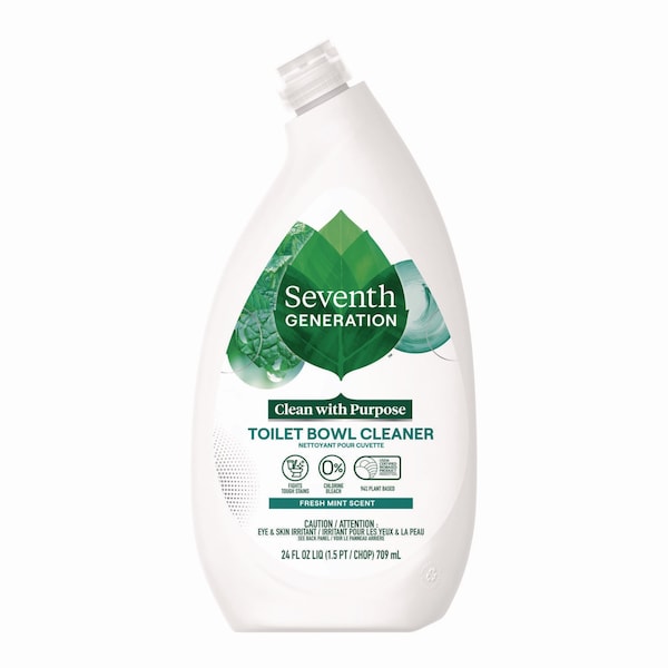 Limpiador de Taza de Baño Séptima Generación, Fragancia Fresca a Menta, Botella de 24 oz - 10732913451668