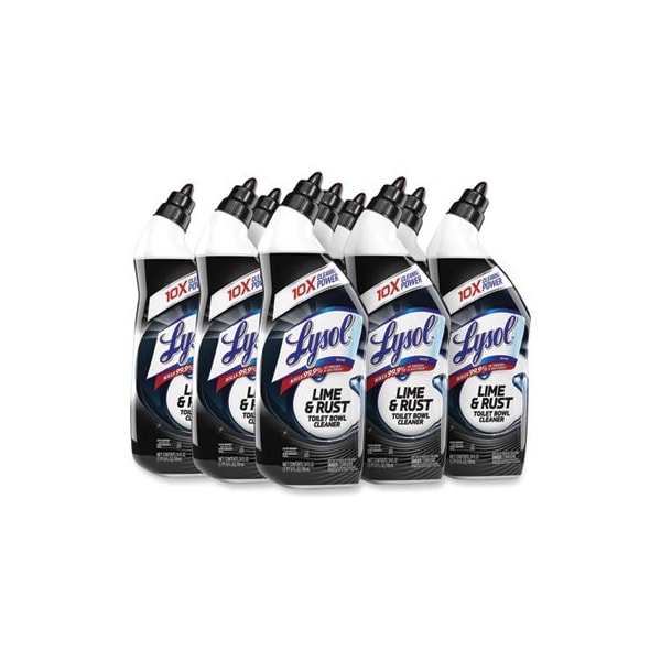 Reckitbenc LYSOL, LIMPIADOR DESINFECTANTE PARA INODOROS CON ELIMINADOR DE SARRO/OXIDO, WINTERGREEN, 24 OZ, 9PK - 98013