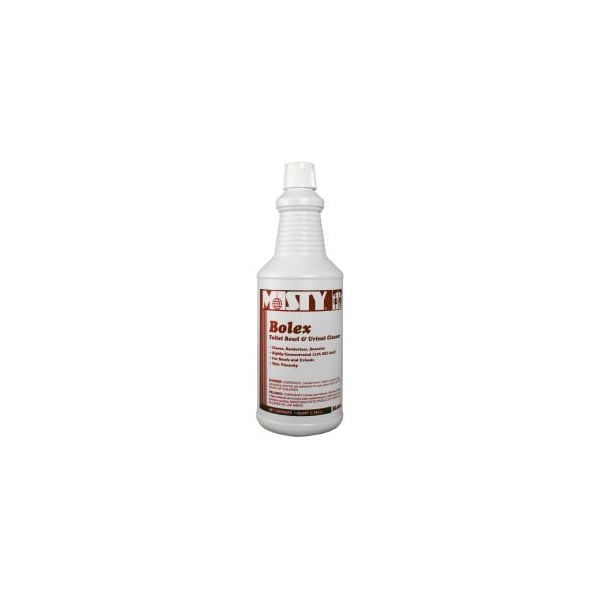 Limpiador de taza de baño y urinario Misty® Bolex - Botella de cuarto, 12 botellas/caja - 1038799