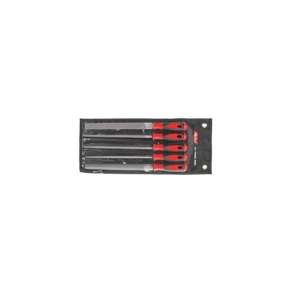 Holex 5 Pc File Set in Tool Roll, Cut 3, 250 mm - 517426 250