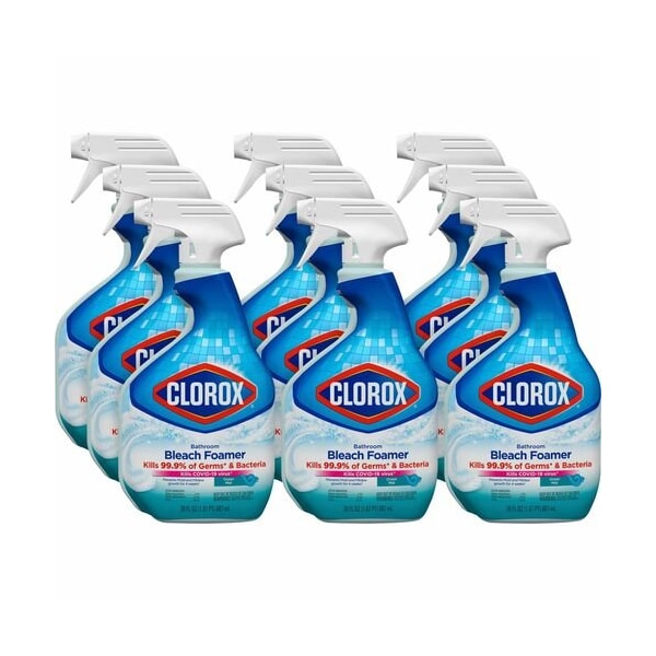 Clorox Limpiador de Baño en Espuma en Aerosol, Paquete de 9 - CLO30614CT