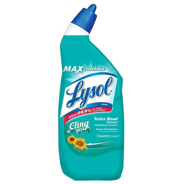 Lysol Limpiador de taza de baño en gel aroma a campo 24 oz - 1920098010