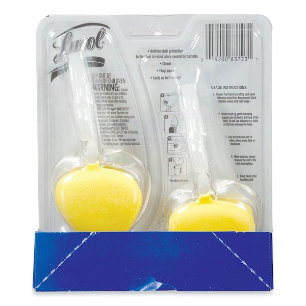 Limpiador de Tazón de Baño Automático Higiénico Lysol, Brisa de Limón, PK2 - 19200-83723