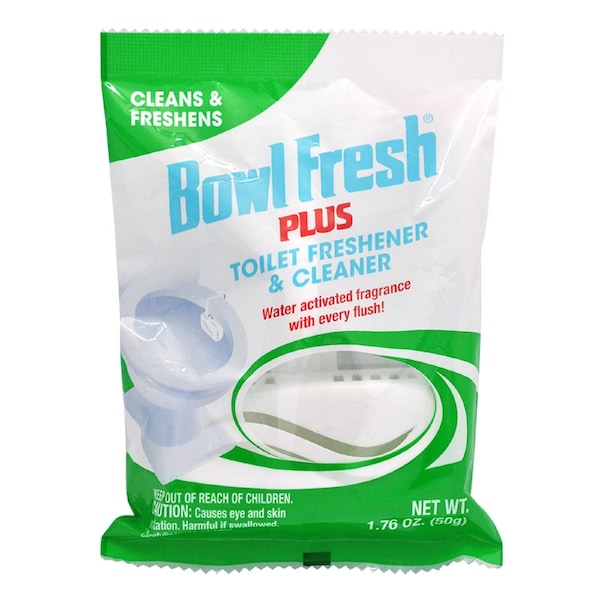 Tableta desodorizante y limpiadora para inodoro Bowl Fresh con aroma fresco a limpio 1.76 oz - 210.24T
