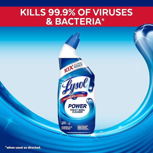 Limpiador de tazón de baño en gel con aroma fresco Lysol Complete Clean Power de 24 oz - 1920098012