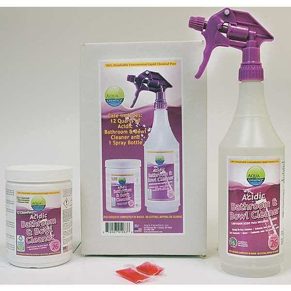 Kit de limpiador ácido para baños y tazas Aqua Chempacs - 4-0982