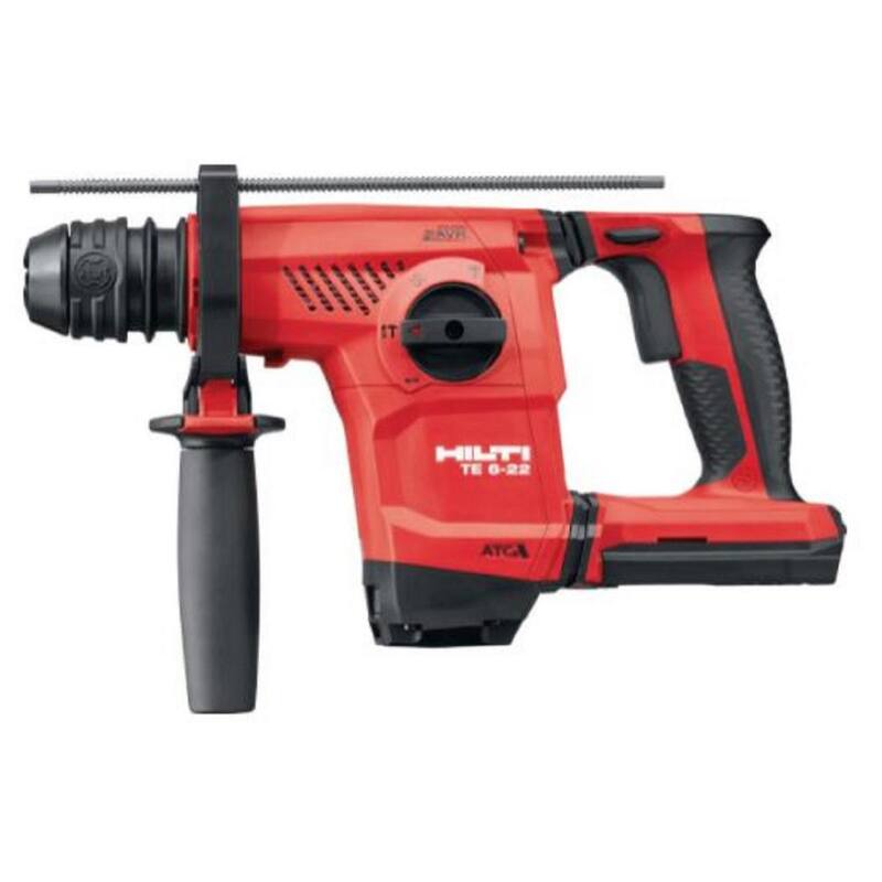 Martillo rotativo inalámbrico Hilti 22-Volt NURON TE 6 de iones de litio sin escobillas SDS Plus ATC/AVR (solo herramienta) - 2253085