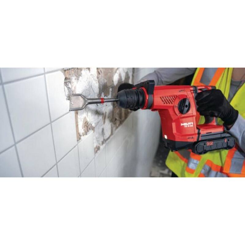 Martillo rotativo inalámbrico Hilti 22-Volt NURON TE 6 de iones de litio sin escobillas SDS Plus ATC/AVR (solo herramienta) - 2253085
