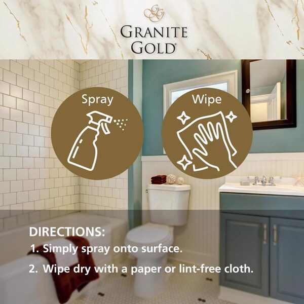 Limpiador de porcelana Granite Gold Citrus Scent de 24 oz - GG0158