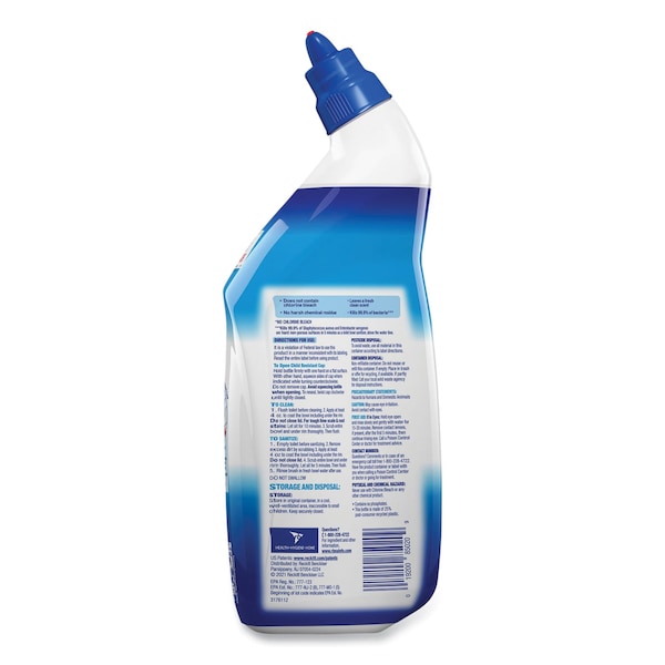 Limpiador de taza de baño Lysol con peróxido de hidrógeno, aroma fresco de océano, 24 oz - 19200-98011