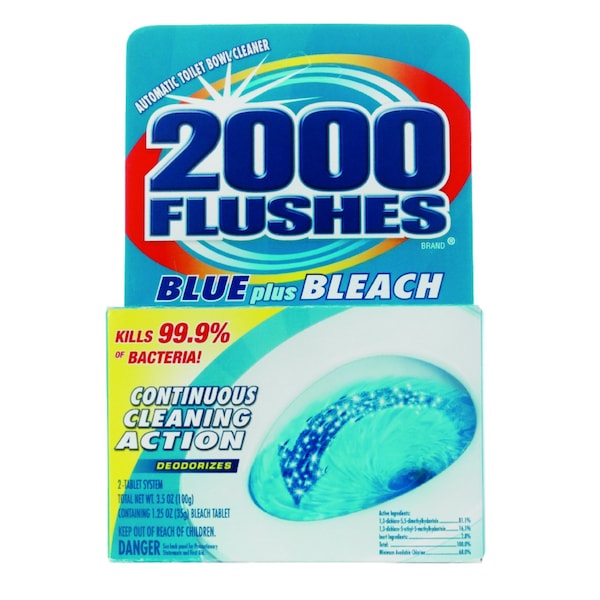 2000 Flushes Limpiador Automático para Taza de Baño con Fragancia Fresca 3.5 oz - 208017