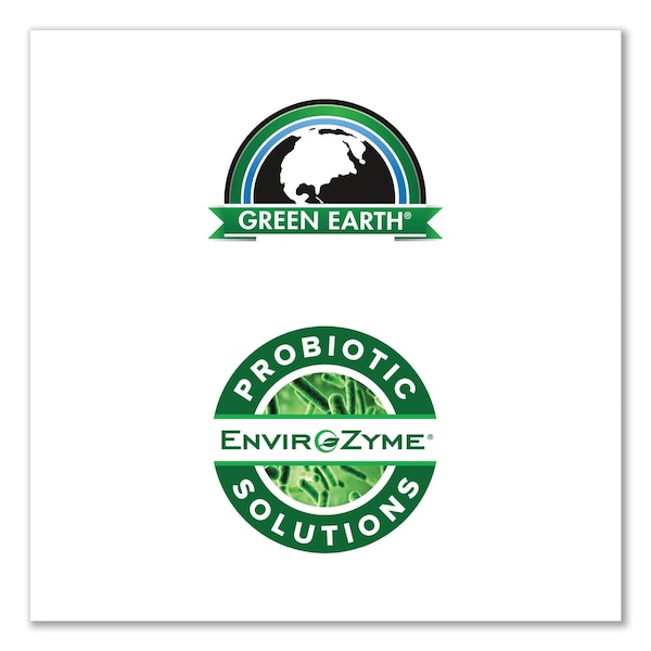Limpiador para baños Betco Green Earth RTU, aroma a menta fresca, botella de 32 oz, paquete de 12 unidades - 3091200