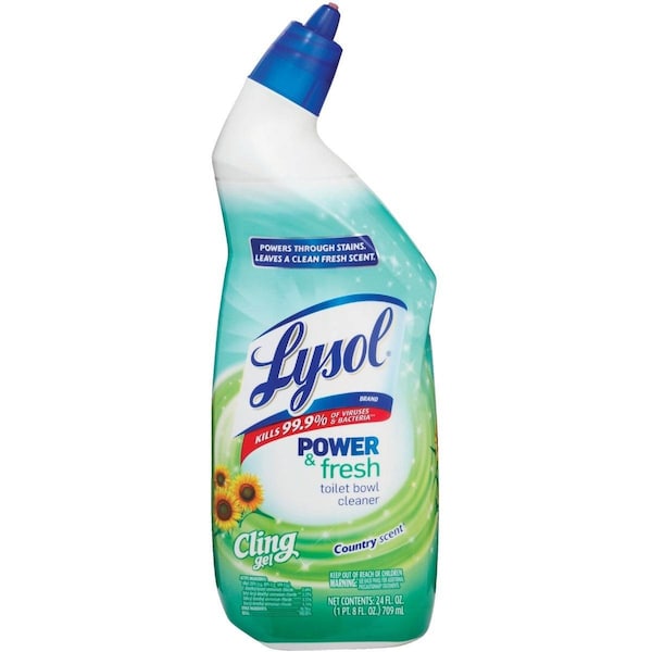 Limpiador de tazón de baño en gel adhesivo Lysol de 24 oz - 1920076878