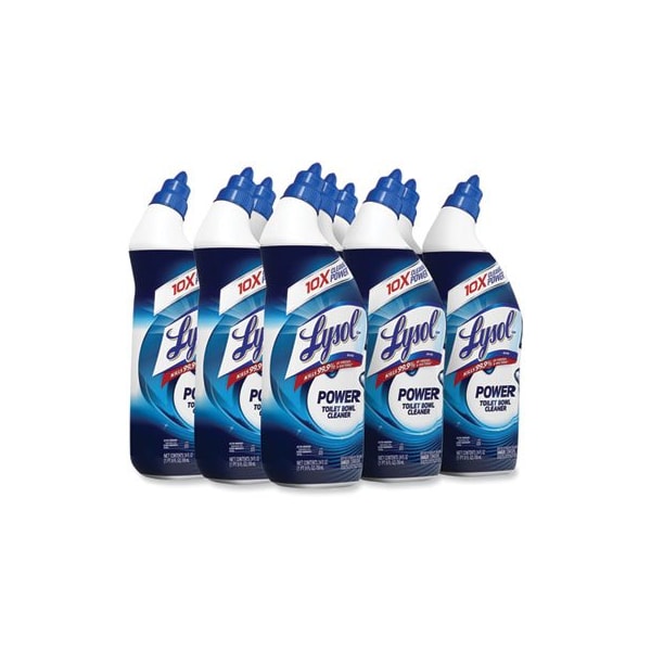 Reckitbenc LYSOL, DESINFECTANTE PARA EL INODORO, AROMA A WINTERGREEN, BOTELLA DE 24OZ, PAQUETE DE 9 - 98012