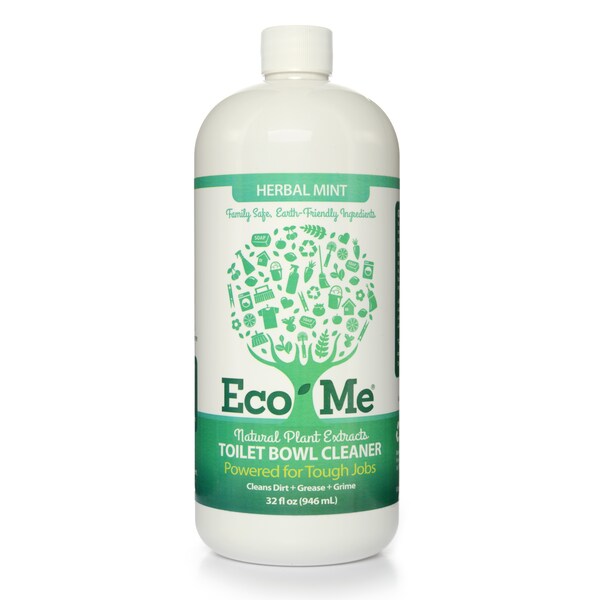 Limpiador de tazones de baño Eco Me, Menta Herbal 32 oz., PK6 - ECOM-TBHM32-06