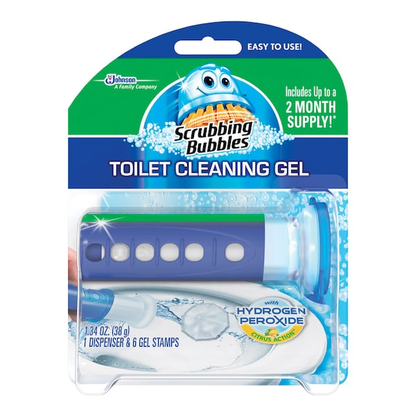 Sistema de limpieza continua para inodoro Scrubbing Bubbles con aroma a cítricos 1.34 oz Gel - 71380