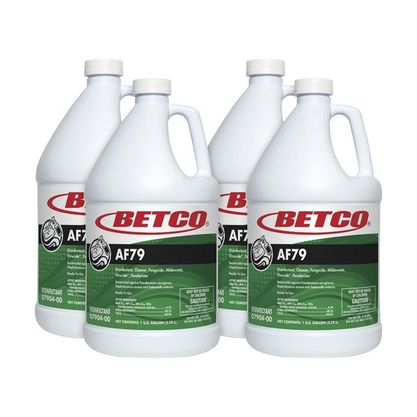 Limpiador de Baños Betco, Libre de Ácido, Listo para Usar, Cítrico, 1 galón, Azul, 4PK - BET0790400CT